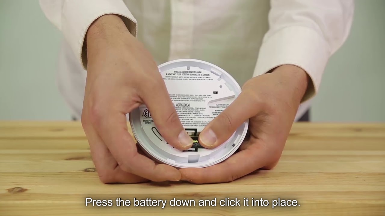 PowerG Wireless Carbon Monoxide (CO) Detector - Installation instructions
