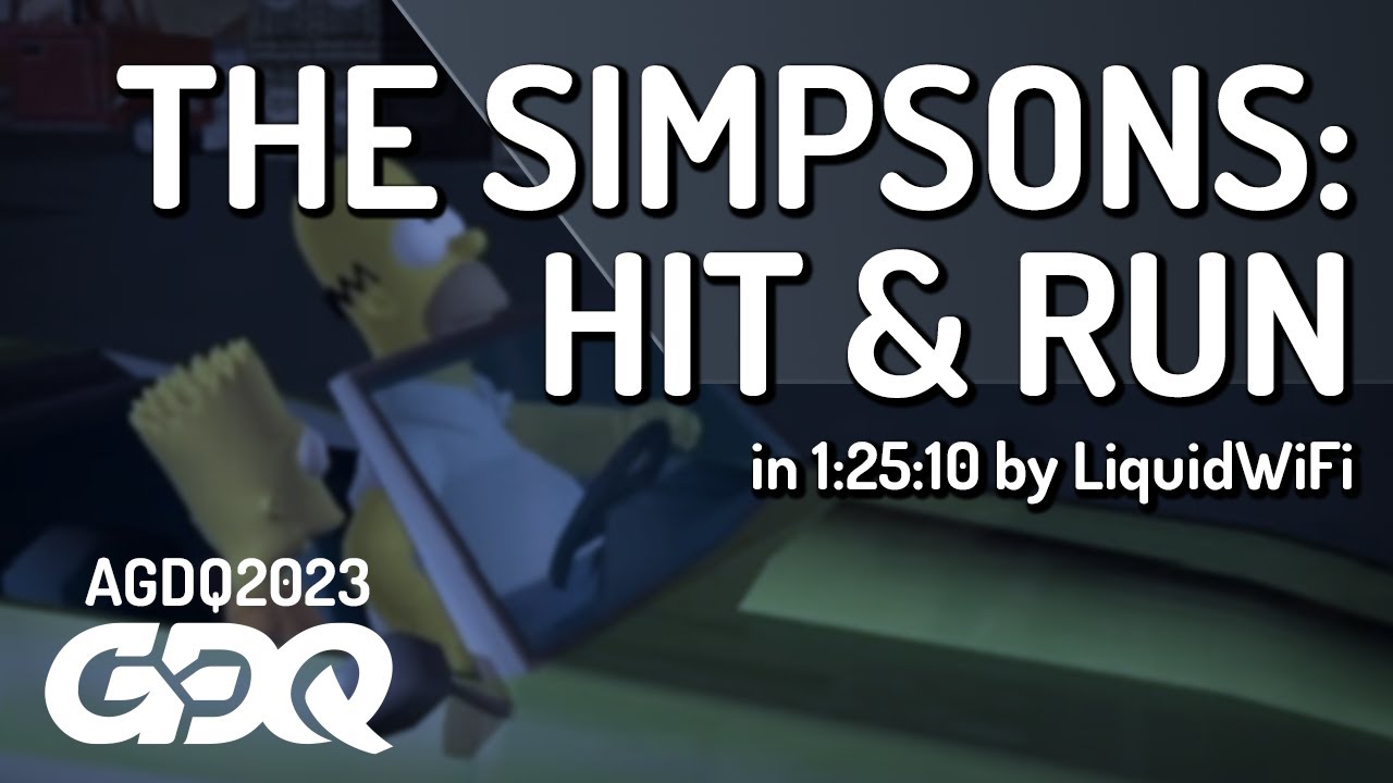 The Simpsons: Hit & Run by LiquidWiFi in 1:25:10 - Awesome Games Done Quick 2023