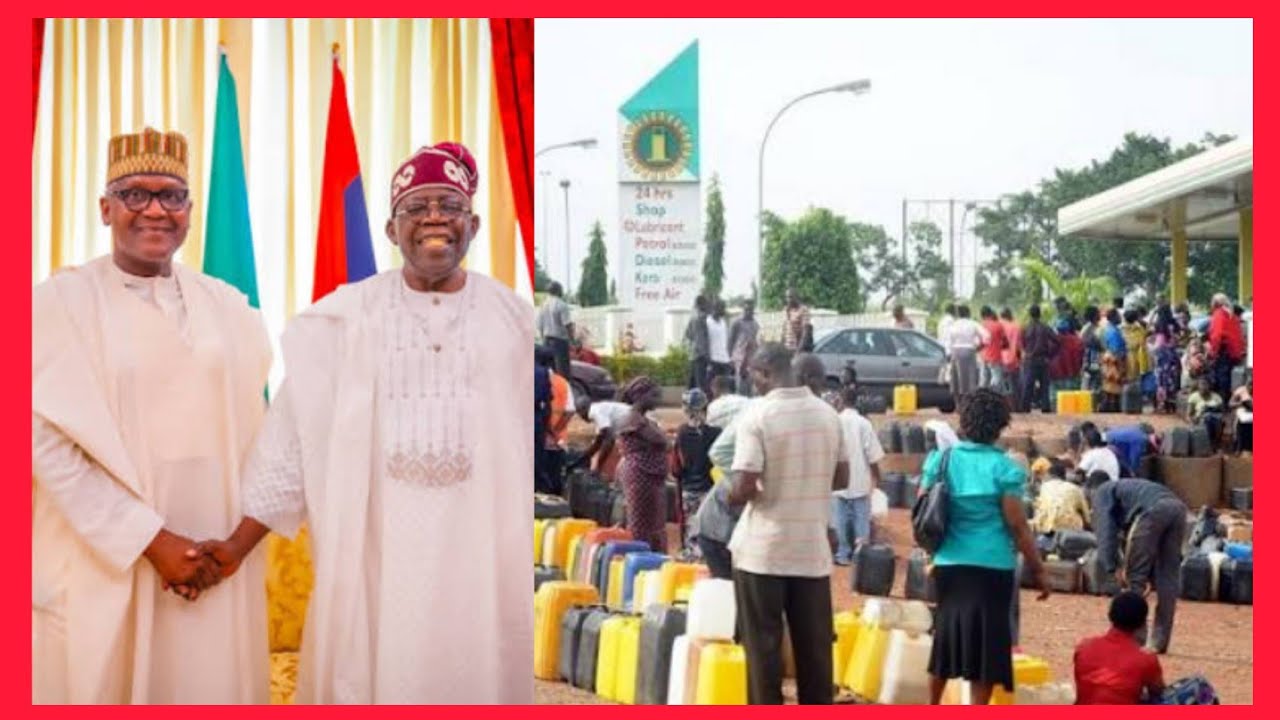 WATCH TINUBU SUPPORTERS CRY OVER THE HIGH PRICE OF FUEL BY DANGOTE
