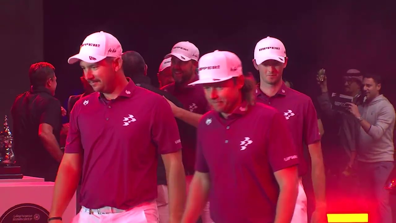 LIV GOLF RIYADH 2026 Trophy Podium Celebration | Elvis Smylie | Ripper GC