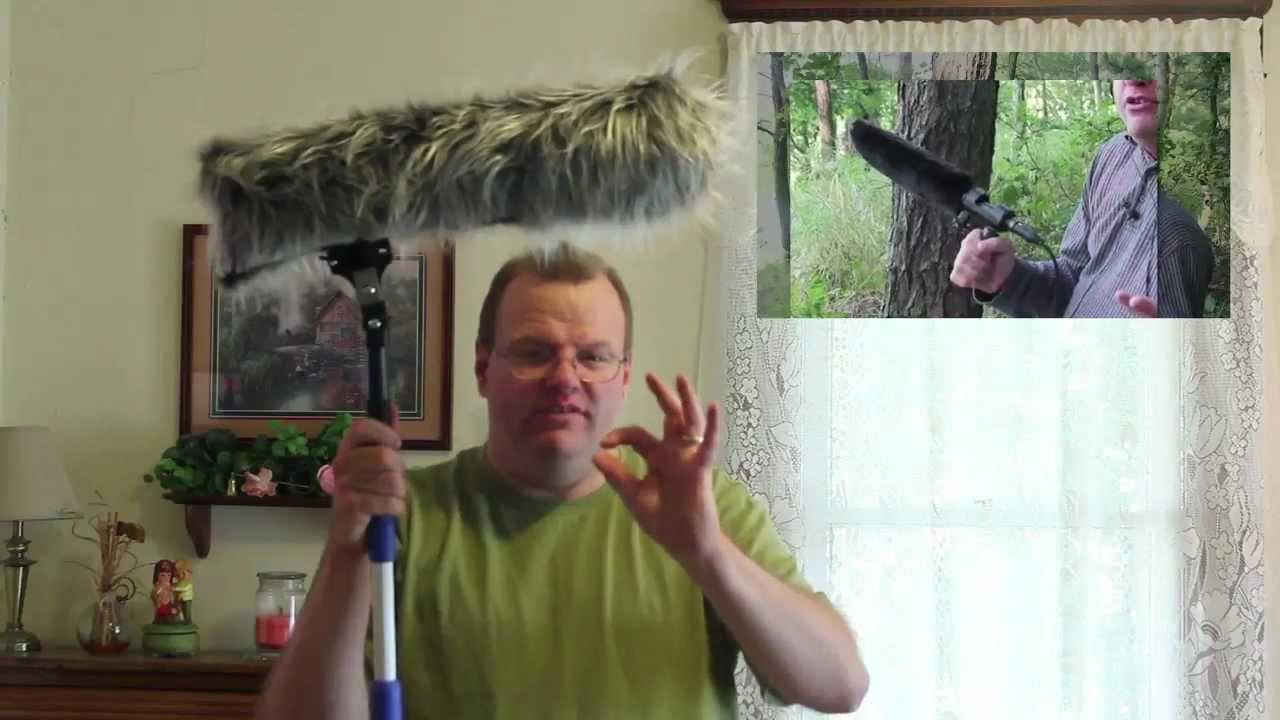 How To:  Making a DIY Blimp Microphone Enclosure and Fuzzy Windscreen with Boom Pole and H4N mount