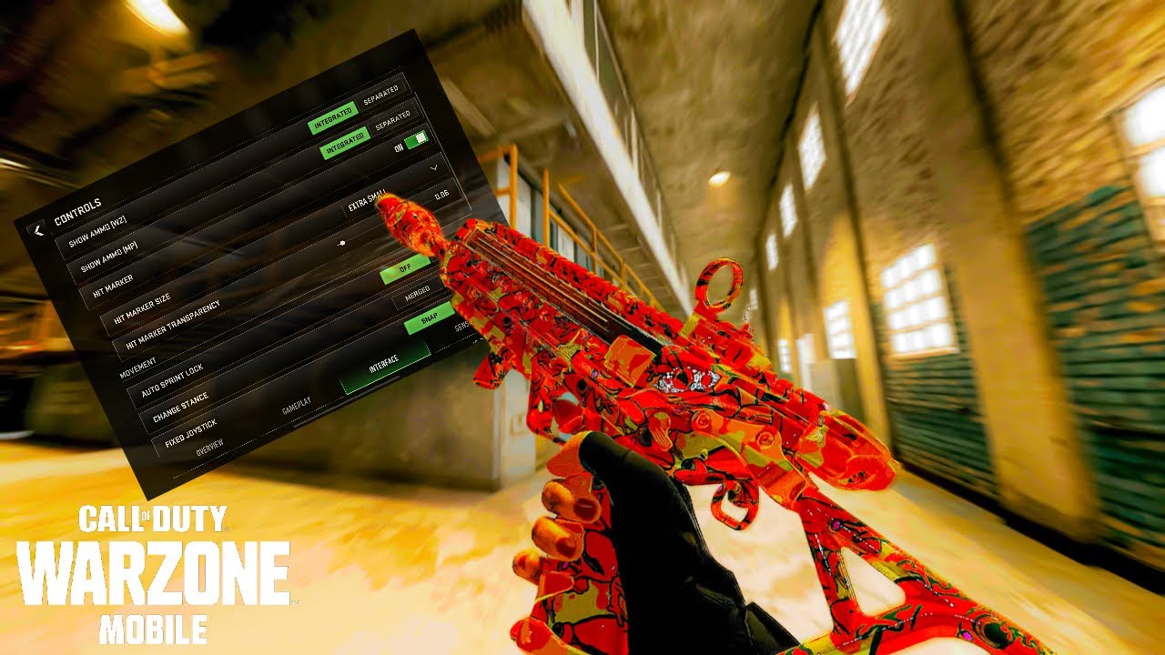 1# iPad Touch Player Settings forMovement😈 + Aimbot (Warzone Mobile)