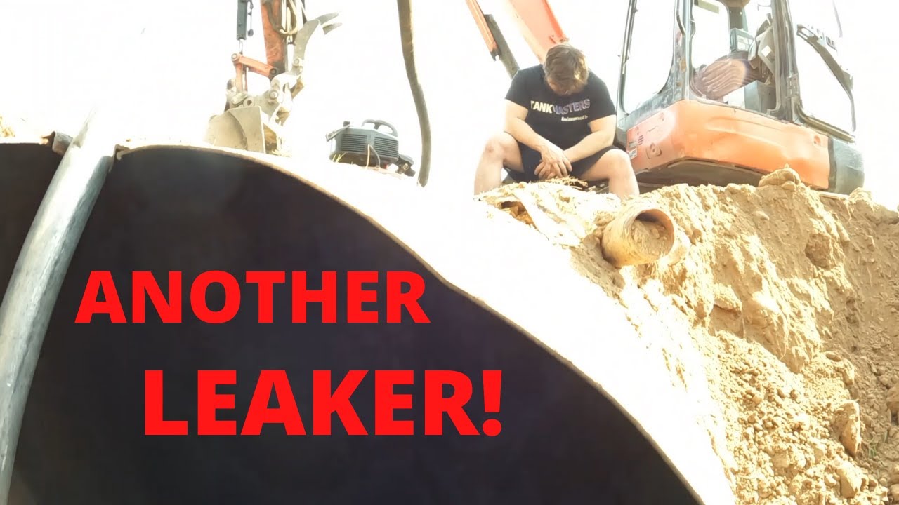 Underground oil tank leaks into soil, contamination