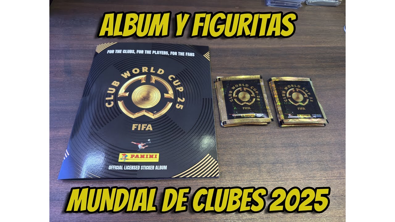 Llego la coleccion del Mundial de Clubes 2025! Abrimos sobres y revisamos el album!