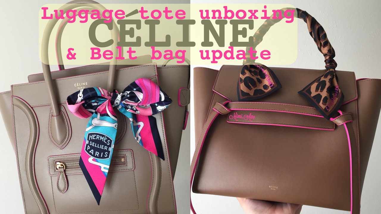 CÉLINE Micro Luggage Tote & CÉLINE Mini Belt Bag, oh my! Unboxing & Update