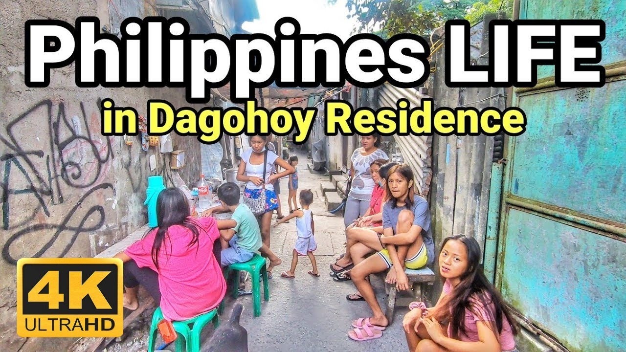 THE REAL LIFE SCENES in DAGOHOY | A Super Walk at Narrow Alley Residence in U.P. Campus [4K] 🇵🇭