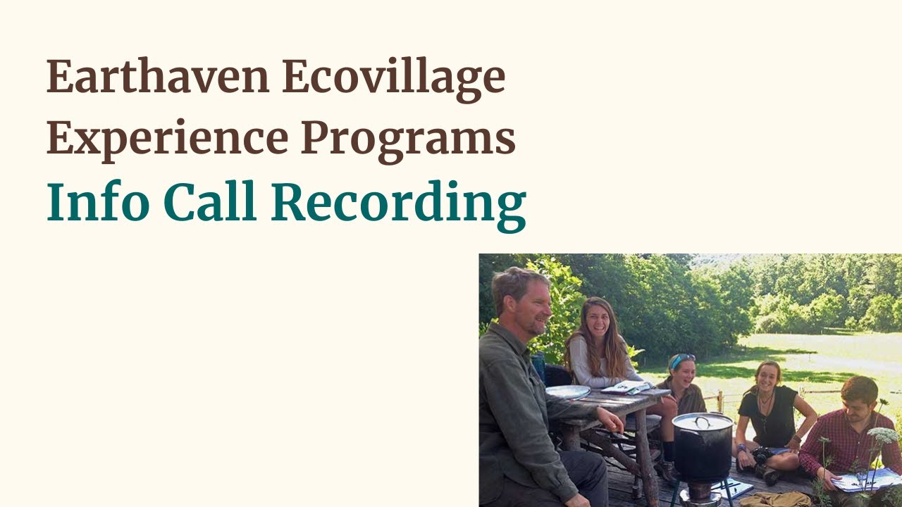 2026 Ecovillage Experience Programs