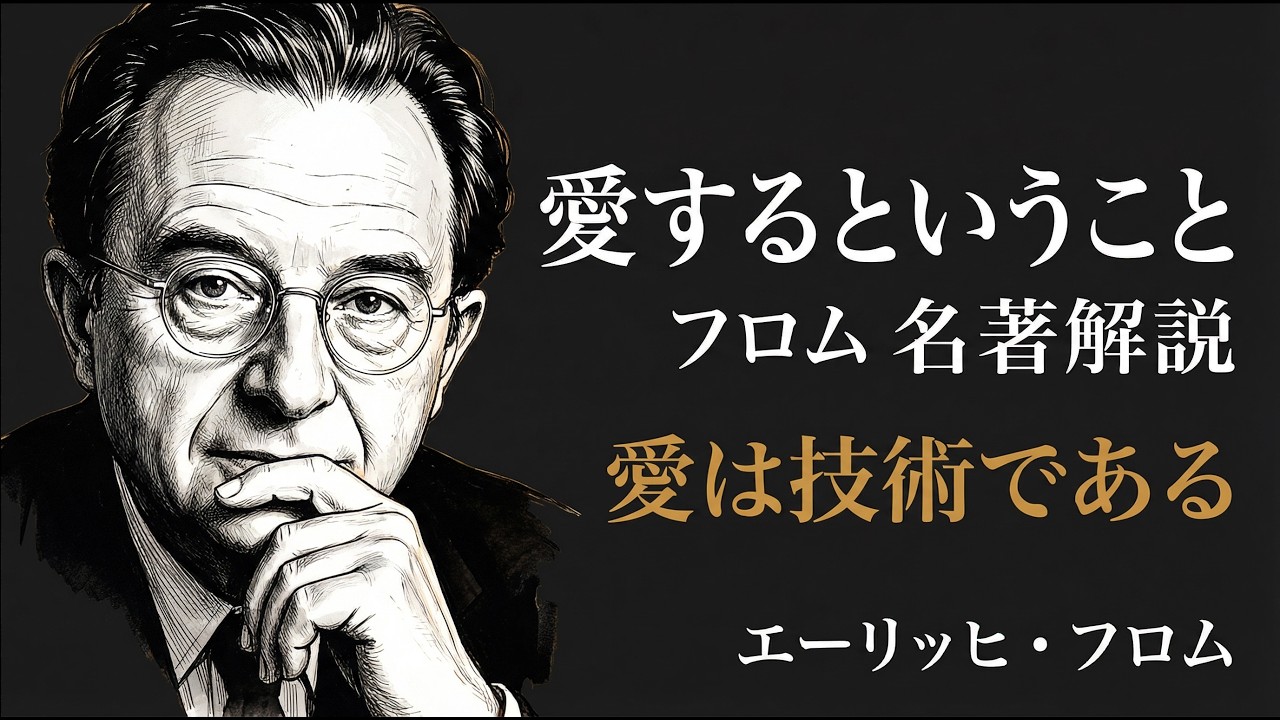 【名著解説】エーリッヒ・フロム『愛するということ』〜愛は「気持ち」ではなく「育てる技術」〜