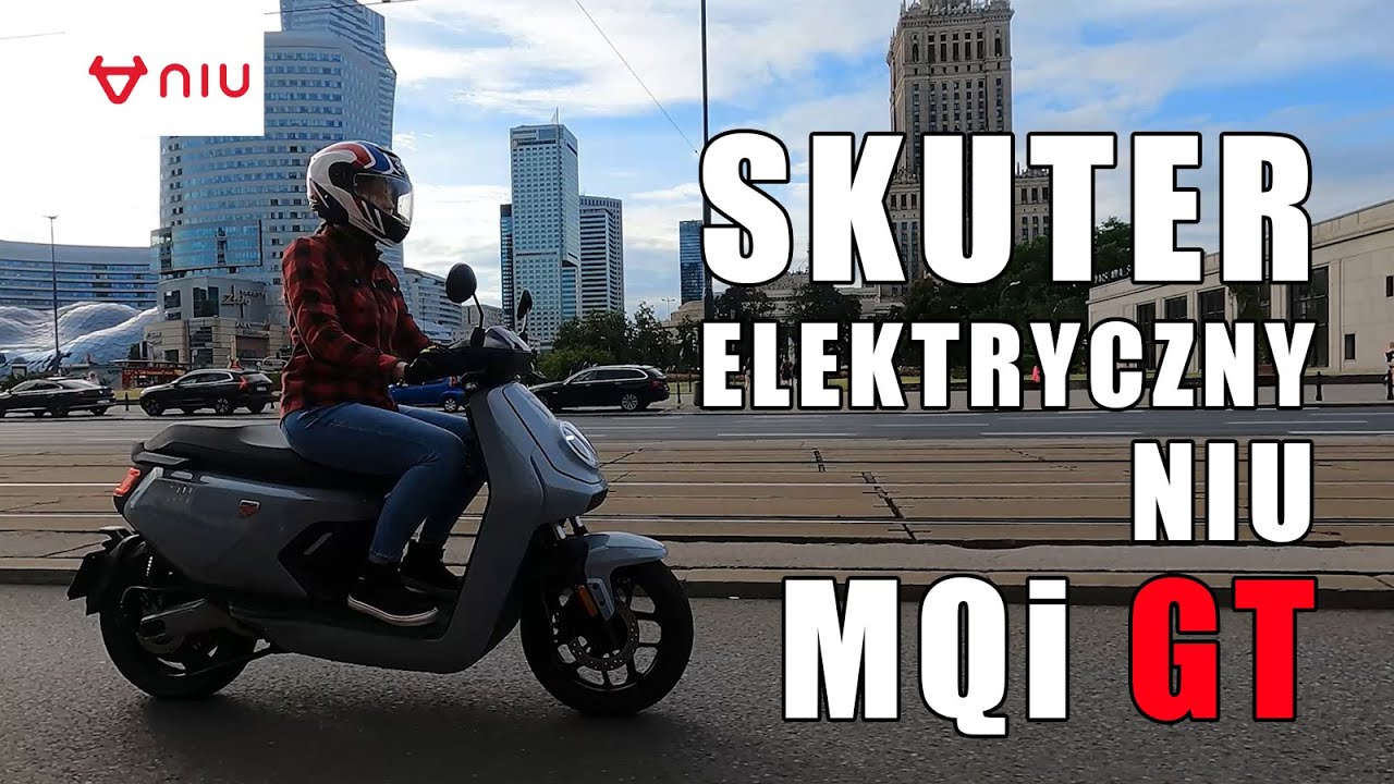 Kaja jedzie na prądzie - skuter elektryczny NIU MQi GT