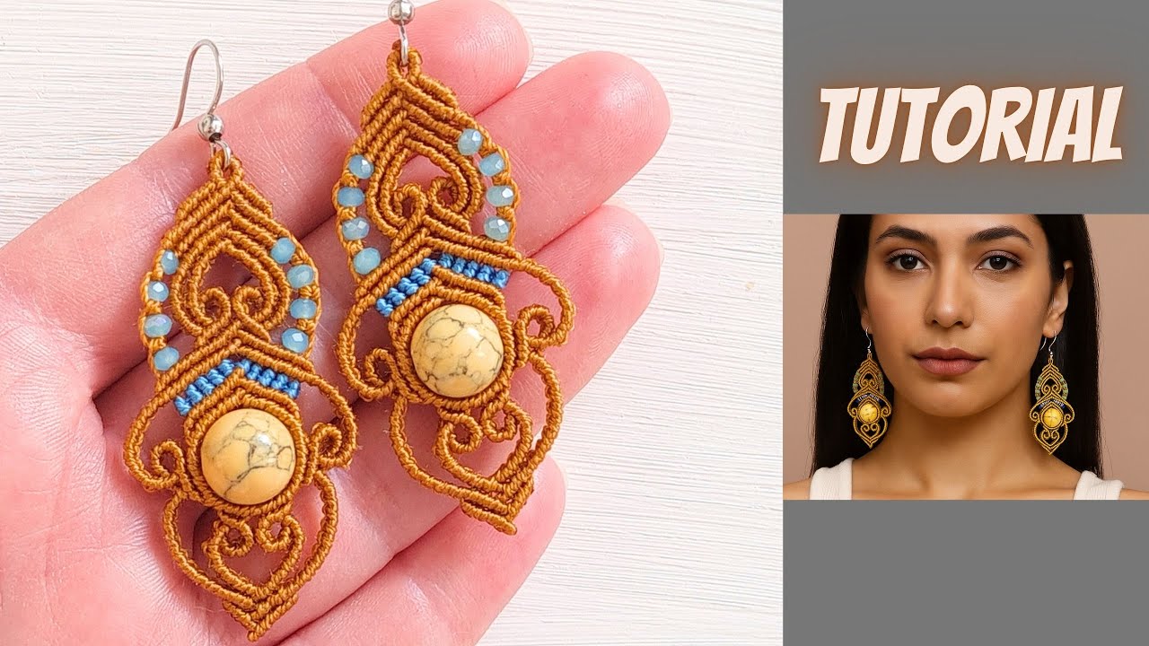 Boho Bliss – Chic Micro Macrame Earrings Tutorial!