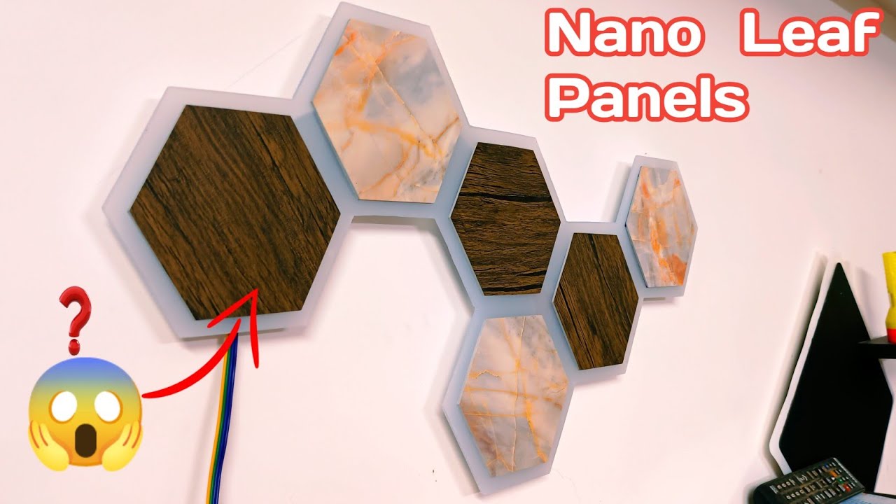 House Interior Home Decoration | Wall Light | Nano Leaf Panel Lights | at Home | Wall Lamp | Lights