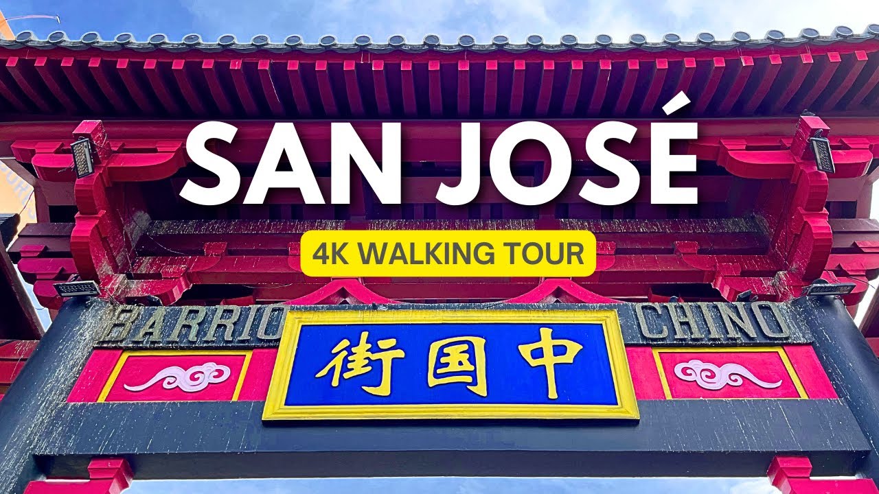 San José, Costa Rica 🇨🇷 - Exploring Chinatown or Paseo de los Estudiantes - 4K Walking Tour