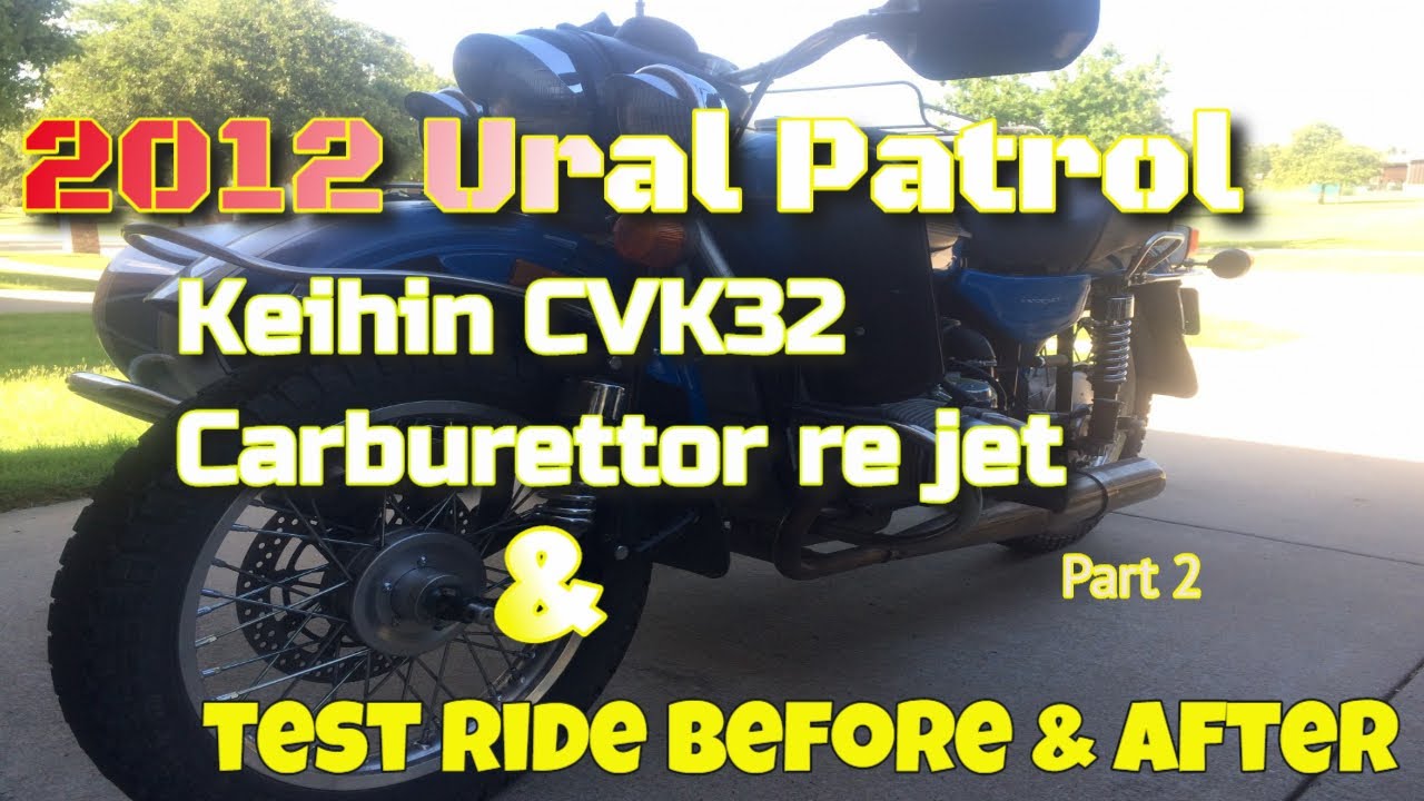 2012 Ural Patrol Keihin CVK32 Carburetor jets Replacement balancing and tuning carbs
