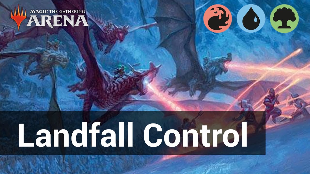 🔴🔵🟢LANDS ARE FREE DRAGONS!? TEMUR LANDFALL CONTROL GAMEPLAY! | STANDARD BO1 TARKIR | MTG ARENA
