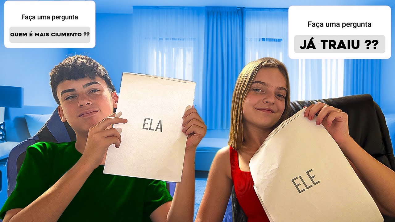 MIGUEL E LORENA RESPONDENDO PERGUNTAS