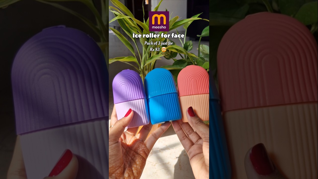 ✅️Meesho ice roller review📢 under 83₹ 