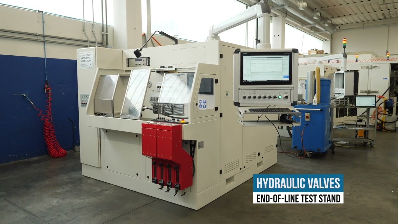 Hydraulic Valves End of Line test bench