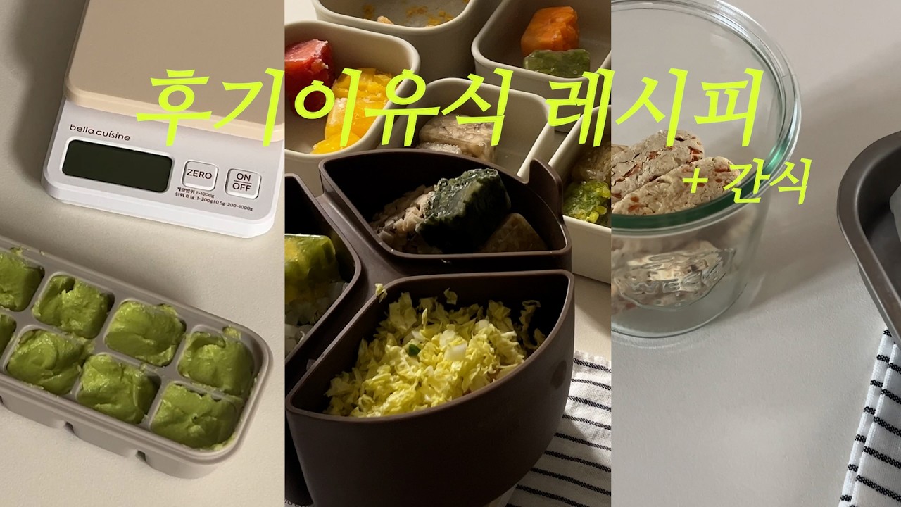 20가지 후기이유식 레시피👩🏻‍🍳 / 아기 간식 만들기 / 죽 이유식 / 밥솥 이유식 / 큐브 만들기 / 밥태기 극복