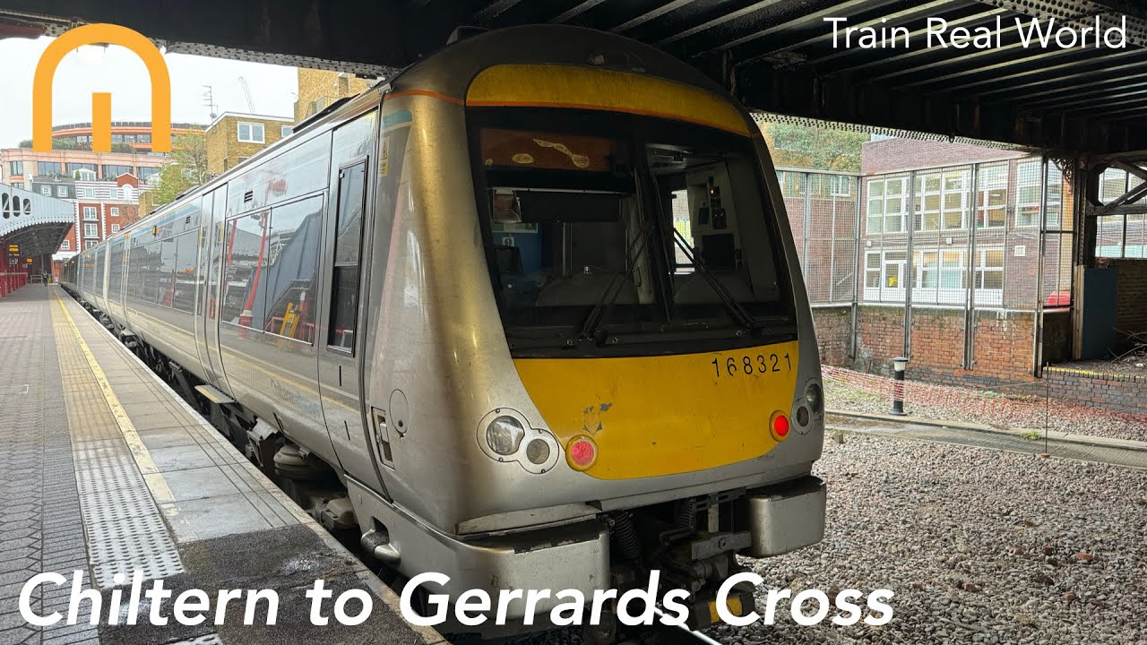 Chiltern Trains to Gerrards Cross on a Class 168
