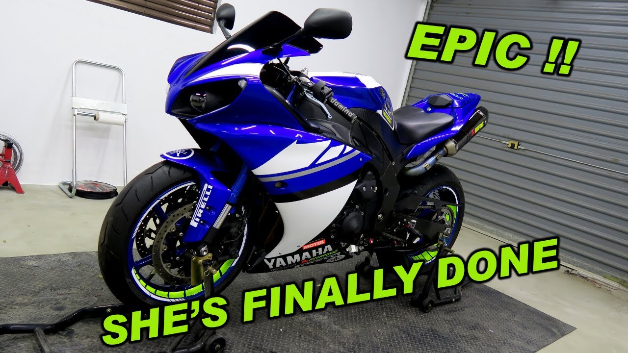 Восстановление разбитого Yamaha R1 2014 года, часть 8