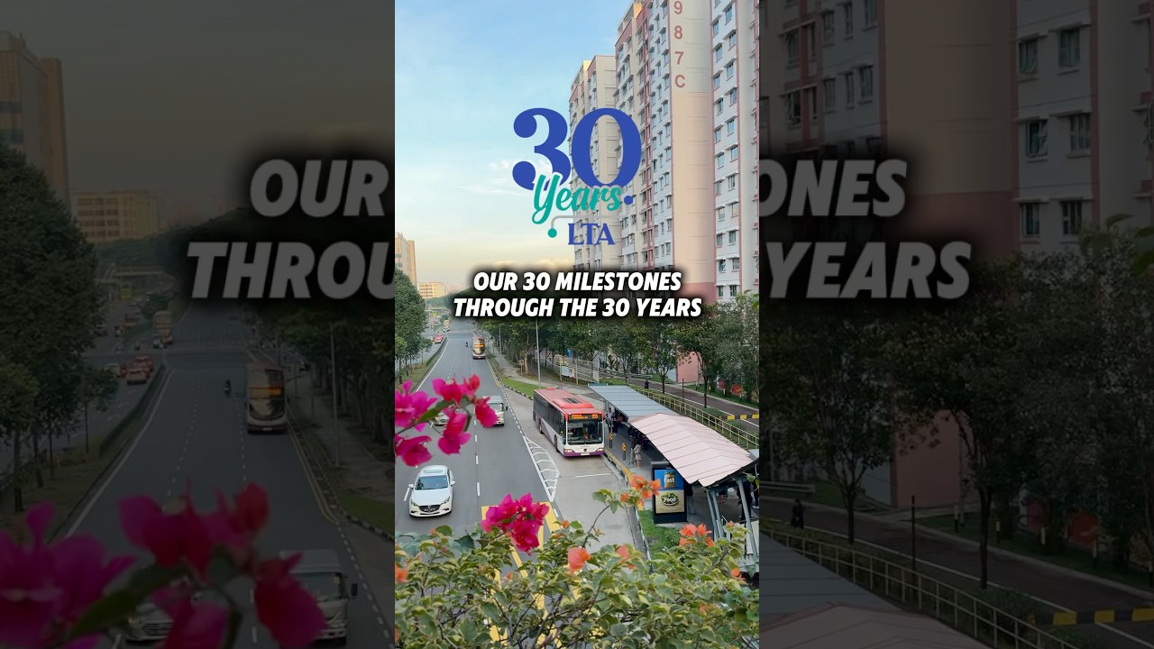 🎉 LTA turns 30 this month! 🚆🚍🚲