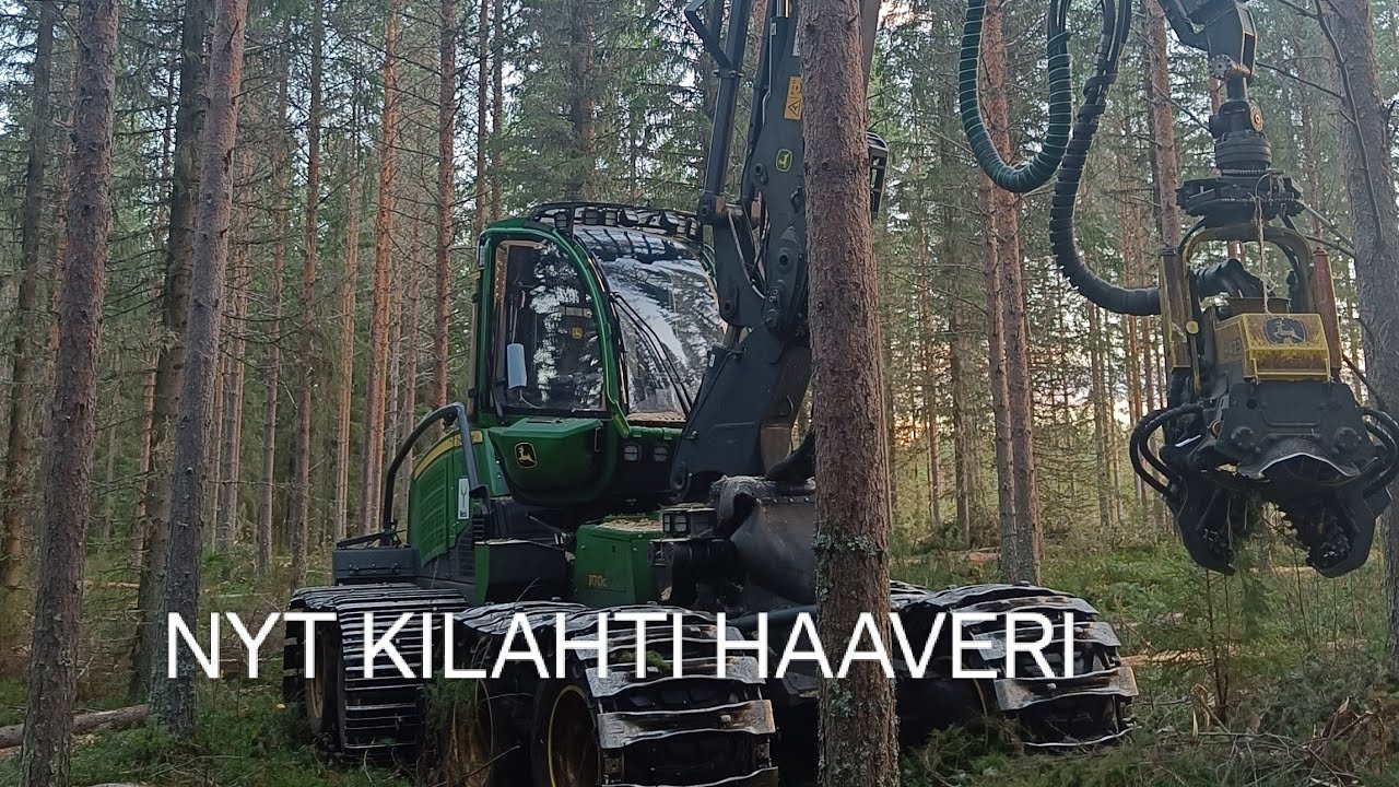 Järeää harvennusta haaverin paholainen iski kohdalle🫨 John Deere 1170G H423 IBC