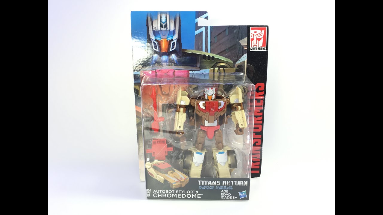 Transformers: Titans Return - Deluxe CHROMEDOME w/ Stylor