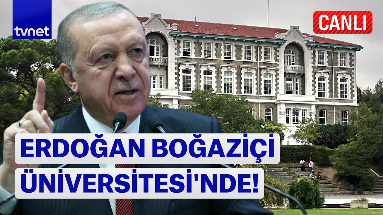 #CANLI: CUMHURBAŞKANI ERDOĞAN BOĞAZİÇİ ÜNİVERSİTESİ KIZ - ERKEK YURT AÇILIŞINDA KONUŞUYOR!