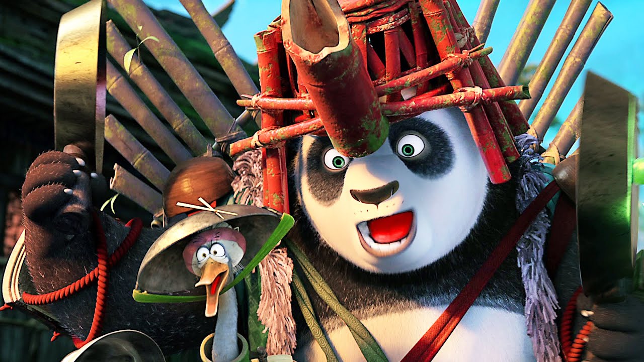 La stratégie de combat Panda | Kung Fu Panda 3 | Extrait VF 🔥 4K