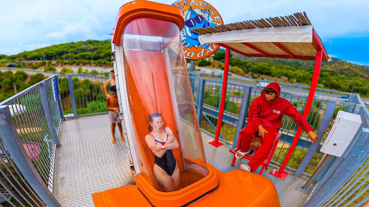 X-Treme Trapdoor Kamikaze Water Slide at Aquadiver Parc