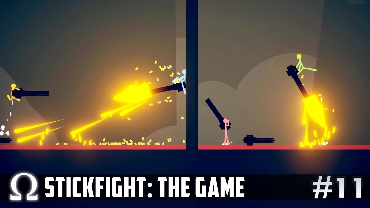 НАЕЗДНИКИ НА ДИНО И РЕАКТИВНЫЕ РАНЦЫ С МИНИГАНАМИ! (НОВЫЕ КАРТЫ) | Stick Fight #11 Смешные момент...
