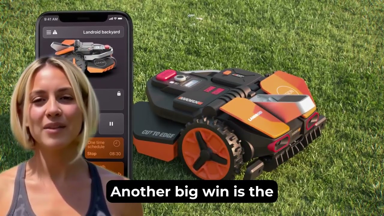WORX Landroid Vision WR220 Robotic Lawn Mower Review from Rick's Review Hub