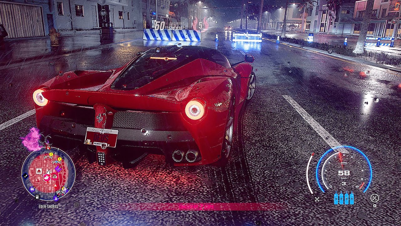 Ferrari LaFerrari vs Heat Level 5 Cops - NEED FOR SPEED HEAT