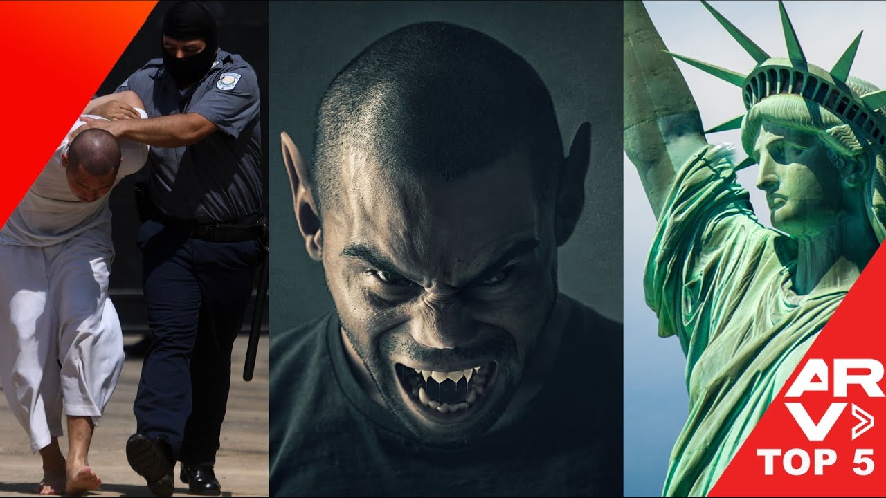 Top 5: Hallan restos de 'hombre lobo', reclaman la Estatua de la Libertad, inmigrantes en megacárcel