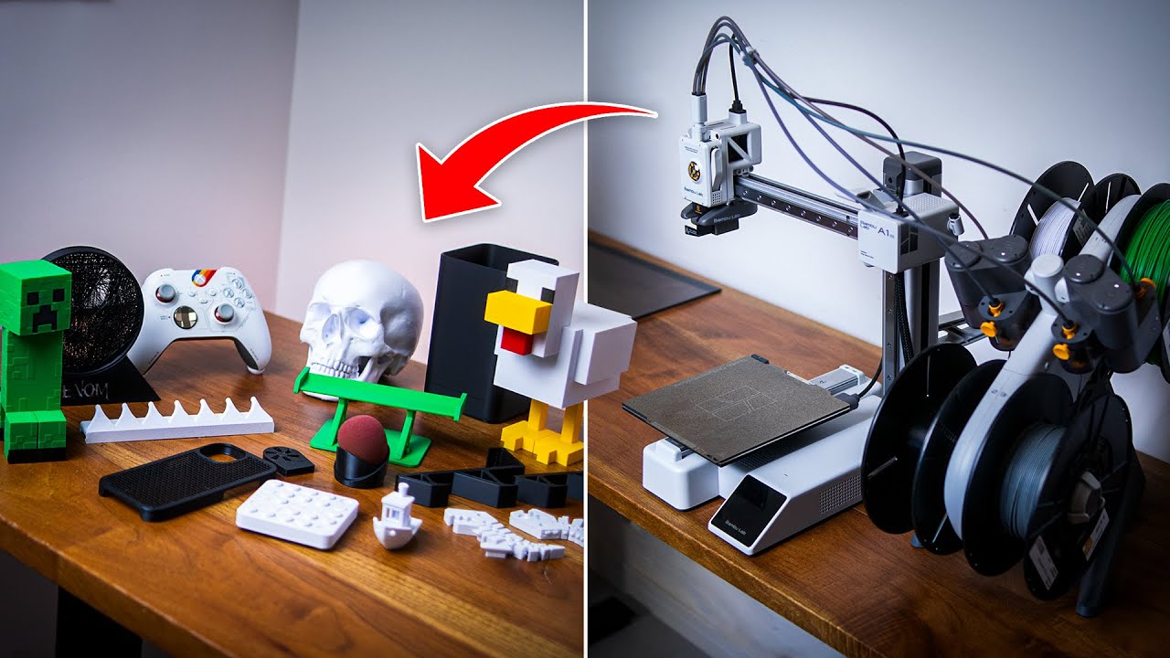 Tudo que eu Imprimi com a Minha Impressora 3D - Bambu Lab A1 Mini