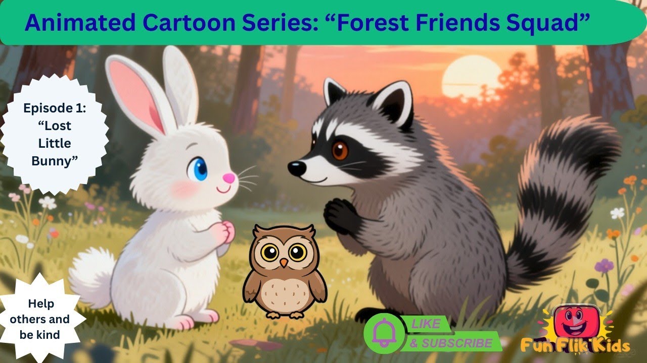 Lost Little Bunny 🐰 | Forest Friends Squad – Animated Series Episode 1