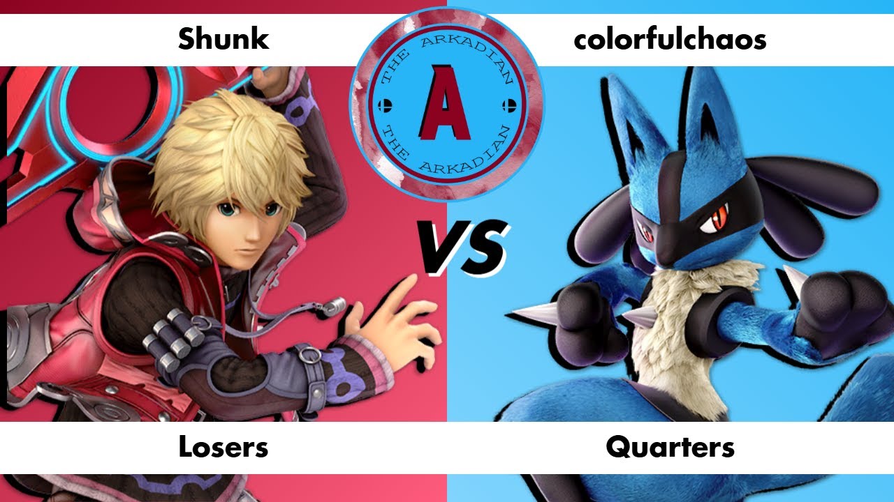 The ARKadian | Losers Quarters | Shunk (Shulk) vs colorfulchaos (Lucario)