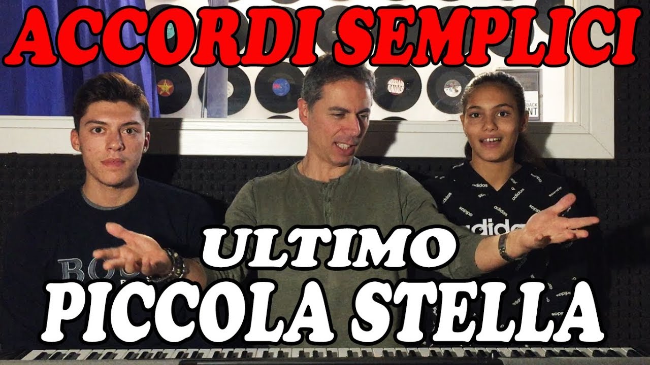 #70 Piccola Stella (Ultimo) - Tutorial Pianoforte - Accordi facili