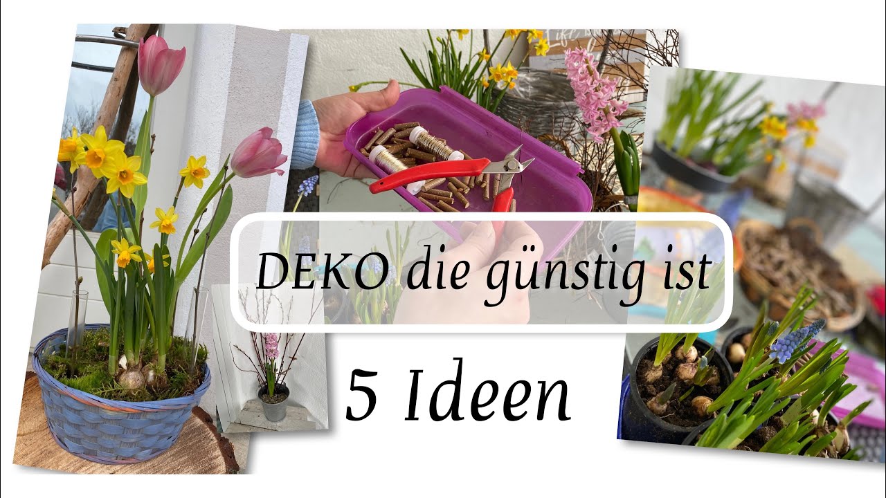 FRÜHLINGS Dekoideen 2024 - einfach selber machen DIY - günstige und einfache DEKO craft