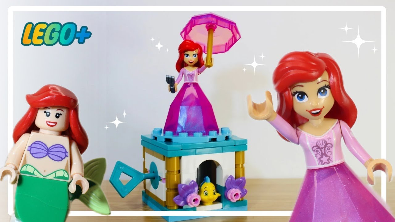 【LEGO開封】レゴ ディズニー プリンセス『くるくるアリエル』43259