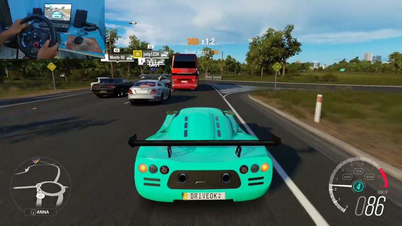 Ultima GTR 720 Forza Horizon 3 Logitech g29 Gameplay