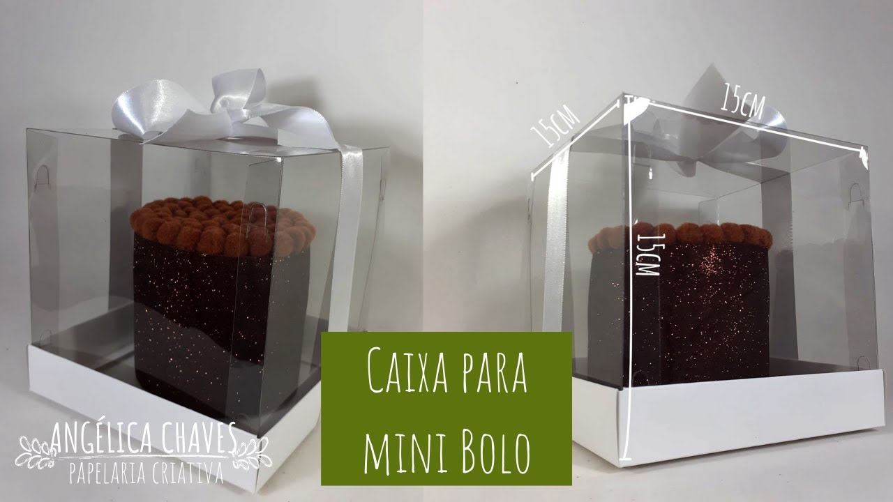 Caixa para Mini bolo - Angélica Chaves
