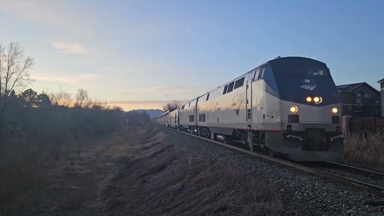 @amtrak #6 #California Zephyr eastbound in Arvada, CO