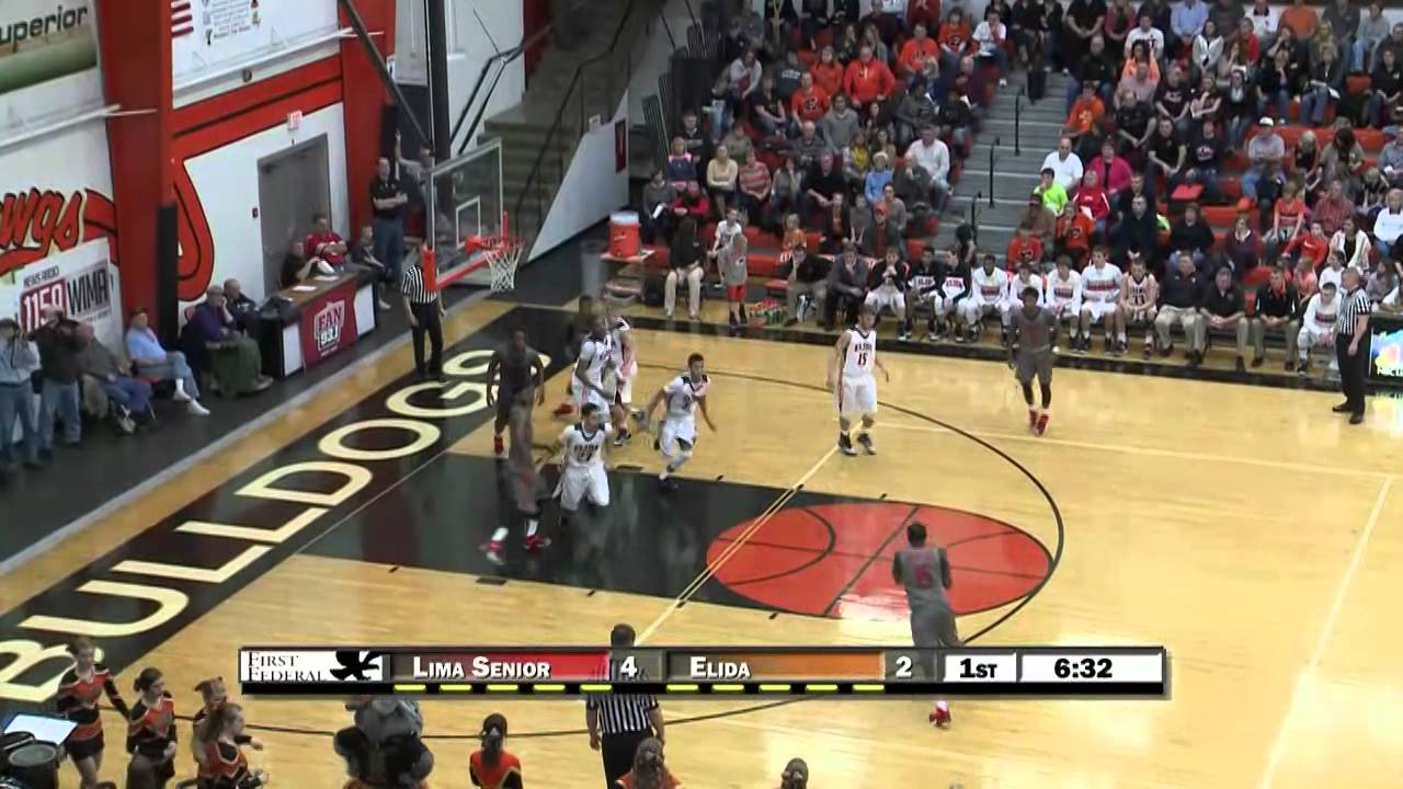 Lima Senior vs  Elida Boys Basketball