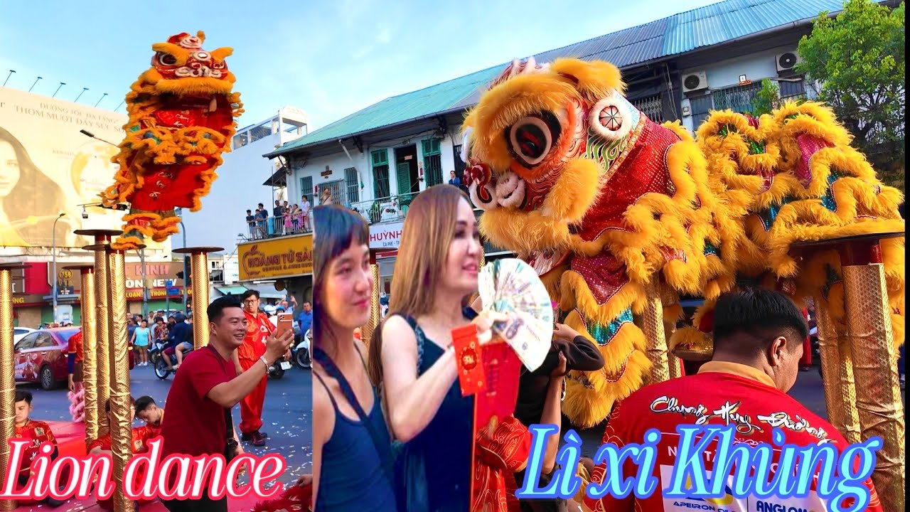Lì Xì Xấp Tiền Mùng 3 Tết Múa Lân Khu Người Hoa Kẹt Cứng Chợ Lớn Sài Gòn 