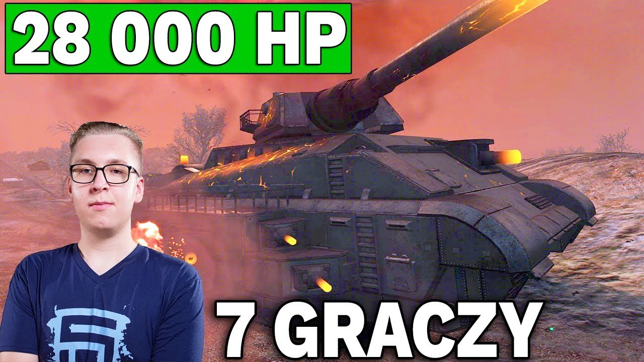 28 000 HP vs 7 GRACZY - Tryb Hallowenowy - World of Tanks