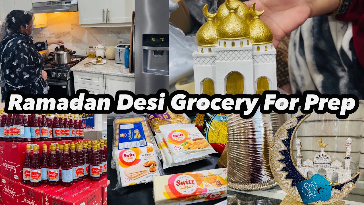 Ramadan Preparations Kay Liya Desi Store Say Grocery | Rooh Afza Kay Baghair Iftar Na Mukammal 🌙 