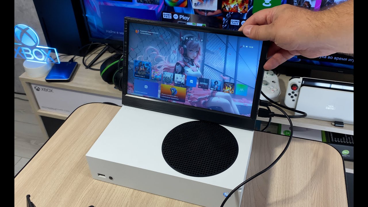 МИНИ МОНИТОР ДЛЯ XBOX SERIES S ЗА 2500 РУБ Mucai 11.6