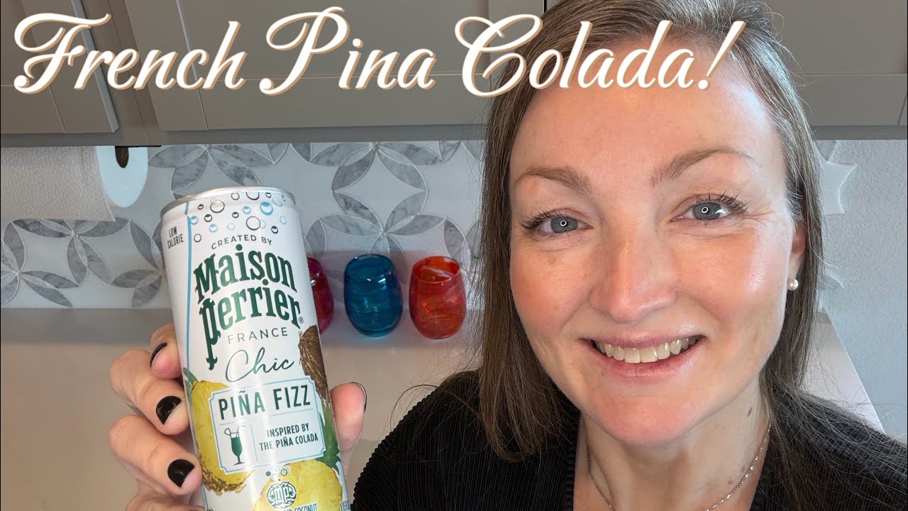 Maison Perrier Chic Pina Fizz Review 🍍🥥 | Pineapple & Coconut Low-Calorie Mocktail
