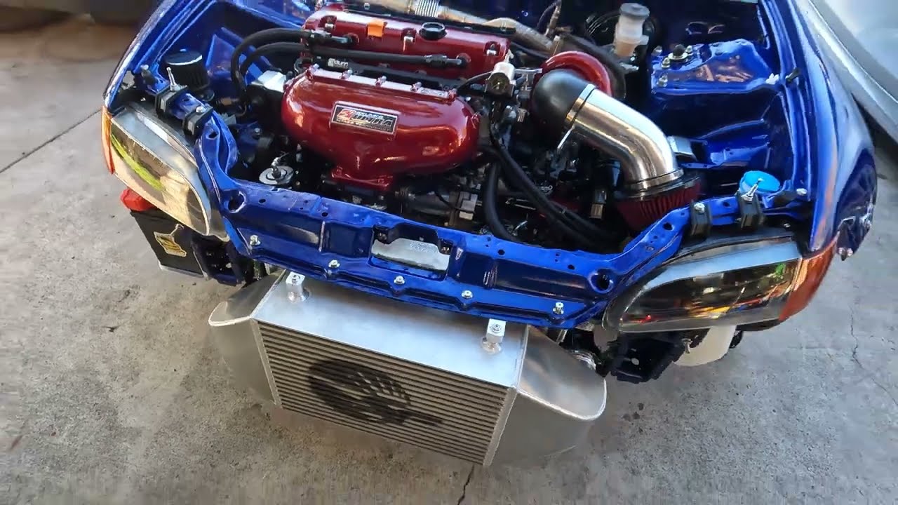 Turbo AWD Honda Eg hatch ride along